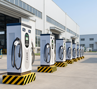 Chargeur EV DC étanche IP54 40 kW avec écran LCD pour zone de service routière extérieure