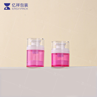 Pots cosmétiques de luxe en plastique AS personnalisables avec logo, vides, pour crèmes de soin et crèmes pour le visage, avec pompe sans air, pour 30g et 50g