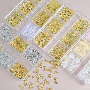 6 rejillas estrella <span class=keywords><strong>de</strong></span> <span class=keywords><strong>mar</strong></span> Shell Metal accesorios para <span class=keywords><strong>uñas</strong></span> decoraciones <span class=keywords><strong>de</strong></span> <span class=keywords><strong>uñas</strong></span> <span class=keywords><strong>de</strong></span> oro Micro pernos <span class=keywords><strong>de</strong></span> bola <span class=keywords><strong>de</strong></span> acero para <span class=keywords><strong>uñas</strong></span> <span class=keywords><strong>de</strong></span> manicura DIY - Product Image 3