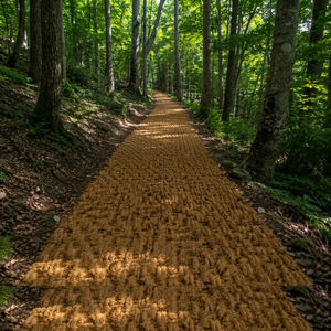 100% Eco Friendly Vietnam Coconut Fiber Coir <b>Mat</b> <b>Roll</b> Brown Walkway Paving <b>Mat</b> Natural Coir Flooring 65kg Landscape Size 1*10m - Product Image 1