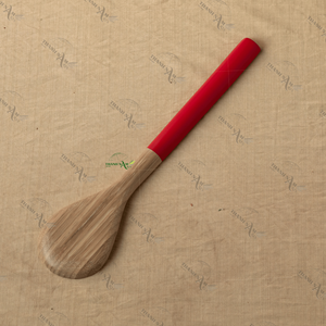 Wholesale Durable Set of 2 Pieces Scarlet Touch Bamboo Utensil Set <b>Serving</b> Salad Kitchen Accessories - Product Image 3