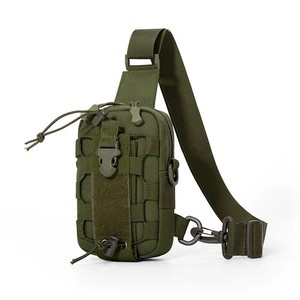 Tactical Chest Bag Military Green Oxford Cloth Waterproof Outdoor Hiking Crossbody Bag - Product Image 3