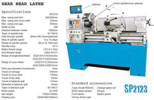 Machine à tour garçonners SP2123, livraison gratuite, bonne qualité, pour tour - Product Image 6