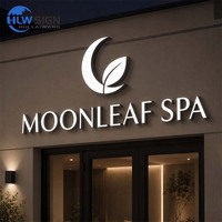 Letrero Luminoso de Alta Intensidad para Spa, Letrero con Letras de Canal LED, Letreros Comerciales Personalizados para Interiores y Exteriores