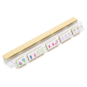 Regalo de Navidad: Fichas de Mahjong Americanas Rojas Festivas, Fichas Acrílicas Grabadas Personalizadas de 4 Capas con 160 Cartas, Juego de Lujo para Adultos - Product Image 5