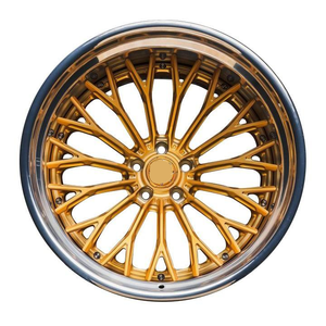 Hai Mảnh <span class=keywords><strong>r</strong></span>èn 5x112 5x114.3 5x120 5x108 sửa đổi 19inch hình trái tim <span class=keywords><strong>16</strong></span> inch 4 lỗ PCD 100 3 bánh xe hợp kim vvolvo - Product Image 3