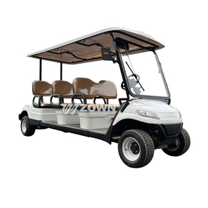Carrito de Golf Eléctrico de Lujo para 4 Pasajeros con Parabrisas y Luces LED para Bodas y Recorridos Turísticos - Product Image 2