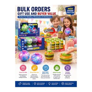Orbe Gyroscopique Rotatif en PVC avec Logo Personnalisé – Cadeau d'Affaires pour Propriétaires de Marques, Détaillants, Distributeurs et Programmes d'Événements Commerciaux - Product Image 2