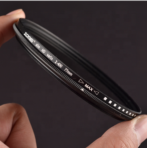 Filtro a Densità Neutra Variabile ND2-400 per Fotocamera, Telaio in Lega di Alluminio, Impermeabile, Vetro Ottico da 72mm - Product Image 2