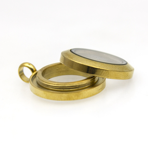 Mề Đay Kỷ Niệm Ảnh Tròn 20Mm Mặt Dây Chuyền Thủy Tinh Khắc Họa Tiết Trang Trí Ổ Khóa Nổi Ký Ức Sống Động - Product Image 6