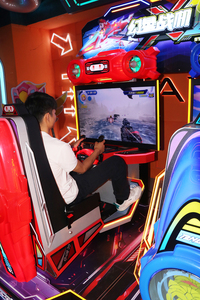 Đồng tiền hoạt động chuyến bay lái xe mô phỏng năng động chuyến bay Trò chơi bắn súng máy trò chơi <span class=keywords><strong>Arcade</strong></span> cho trung tâm giải trí - Product Image 4