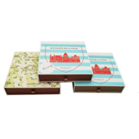 Luxuriöse Ausziehbare Schokoladenbox mit Prägung für Trüffel-Sushi-Süßigkeiten-Verpackung Maßgefertigte Größe Weihnachtsgeschenkbox