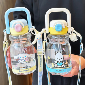 ขวดน้ำซูโอมู มายเมโลดี้ 500 มล. ปลอดสาร BPA พร้อมสายสะพายสำหรับเด็กใช้ในโรงเรียน - Product Image 2