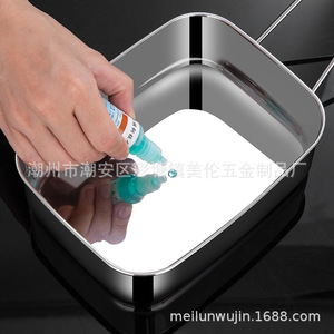 304 Stainless Steel Rectangular <b>Lunch</b> <b>Box</b> Single Layer Insulated For Student Canteens - Product Image 2