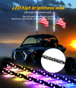 Luce LED RGB 2FT 12V Super Luminosa per Retrofit DRL, Universale per Auto, Decorativa con Controllo Remoto via App, per ATV UTV, Garanzia 1 Anno - Product Image 2