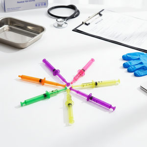 โรงงานผลิตเข็มฉีดยาพลาสติกแบบใช้แล้วทิ้งขนาด 2 มล. 5 มล. 10 มล. สำหรับป้อนยาทางปาก พร้อมปลาย - Product Image 1