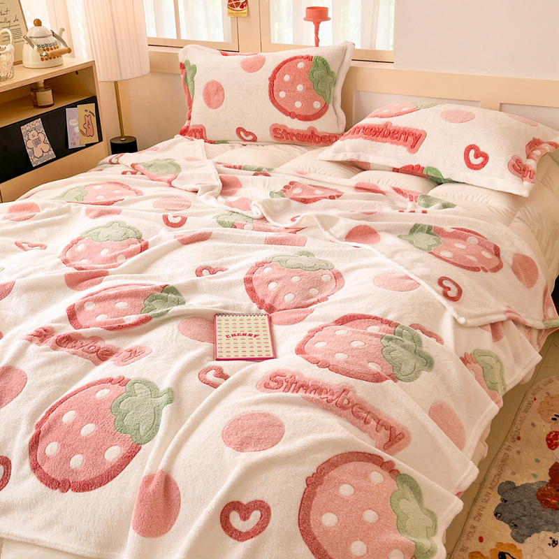 Fraises roses