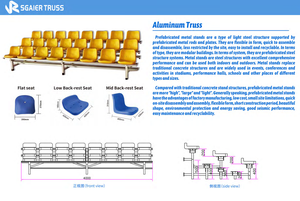 Asientos para Estadios de Fútbol al Aire Libre, Gradas para Canchas de Fútbol, Bancos con Andamios, Sillas para Gradas, Asientos para Tribunas de Estadios - Product Image 2
