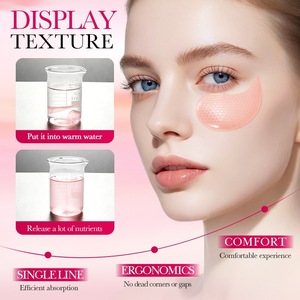 Mascarilla de Hidrogel Reafirmante con Colágeno PDRN SADOER, 60 Parches, Hidratante, Antiarrugas, Reduce las Líneas Finas, Aclara las Ojeras - Product Image 3