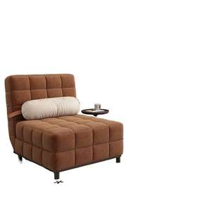 Canapé-lit simple rétro couleur crème, pliable, extensible, multifonctionnel, pour salon, petit appartement - Product Image 5