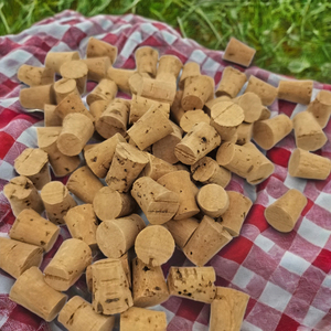 Pabrik grosir ukuran kustom botol anggur sumbat kayu alami gabus atas plastik logam gabus sintetis tersedia 18mm 40mm - Product Image 2