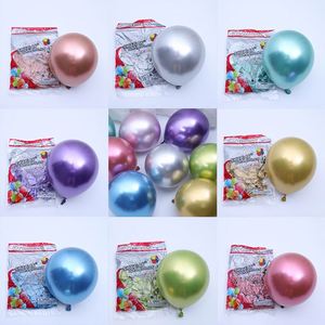 12 pouces métal Latex ballon 2.8g épais Chrome or fête décoration ballon mariage anniversaire bébé douche fête fournitures - Product Image 3