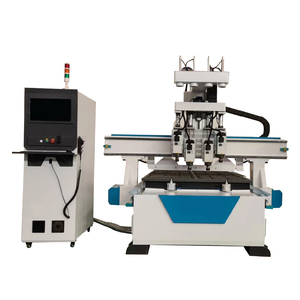 मल्टी हेड रोटरी बड़ा लकड़ी cnc राउटर 4 अक्ष cnc राउटर मशीन स्वचालित उपकरण परिवर्तन के साथ - Product Image 6