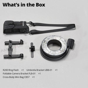 <span class=keywords><strong>Godox</strong></span> R200 200W LED Ring Light Speedlite Flash Head pour Sony Canon Nikon Fuji Olympus Camera <span class=keywords><strong>Godox</strong></span> <span class=keywords><strong>AD200</strong></span> AD200Pro Flash - Product Image 2