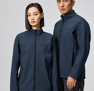 Veste Softshell Personnalisée avec Logo pour Événements d'Entreprise - Vêtement de Travail Extérieur Coupe-Vent à Col Montant pour Hommes/Femmes, Nouvelle Arrivée - Product Image 1