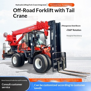 Grue de levage et de manutention d'ingénierie modifiée, avec élévation et nacelle, grue à bras articulé 5-8 mètres - Product Image 1