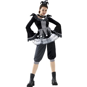 Costume de Clown Maléfique d'Halloween pour Cosplay de <span class=keywords><strong>Thriller</strong></span> Fantastique, style Troupe de Cirque, Vampier Européen et Américain, Tailles M-XL - Product Image 2