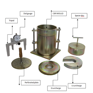 ASTM D1883 AASHTO T193 Modificado Proctor Compactación Pisón CBR PRUEBA Molde CBR PLACA PERFORADA - Product Image 2