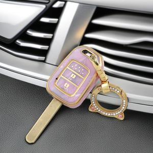 Para <span class=keywords><strong>Honda</strong></span> Fashion Soft TPU Key Case Skins Ajuste preciso Accesorios remotos para Accord Civic <span class=keywords><strong>LX</strong></span> Coches compatibles - Product Image 5