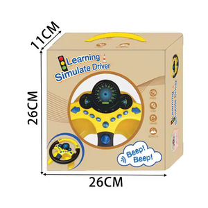 Wholesale Kids Multifunction Simulate Driving Game 360 Degrees Rotates Electronic <strong>Light</strong> <strong>up</strong> Music Steering Wheel <strong>Toy</strong> - Product Image 6