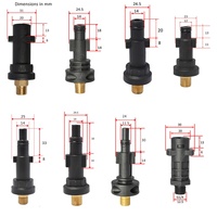 Adaptateur de lance à mousse pour nettoyeur haute pression, canon à mousse, adaptateur de buse à mousse, pistolet à savon, connecteur de lance, 1/4 pouce