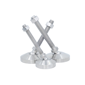 Pieds de nivellement réglables en acier inoxydable zingué M12 M16 M20 M24 pour meubles et machines, fabriqués en Chine - Product Image 2