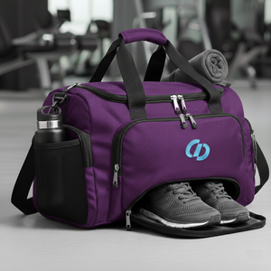 Sac de sport multifonctionnel avec compartiment à chaussures et poche pour bouteille d'eau, léger, grande capacité, écologique - Product Image 2