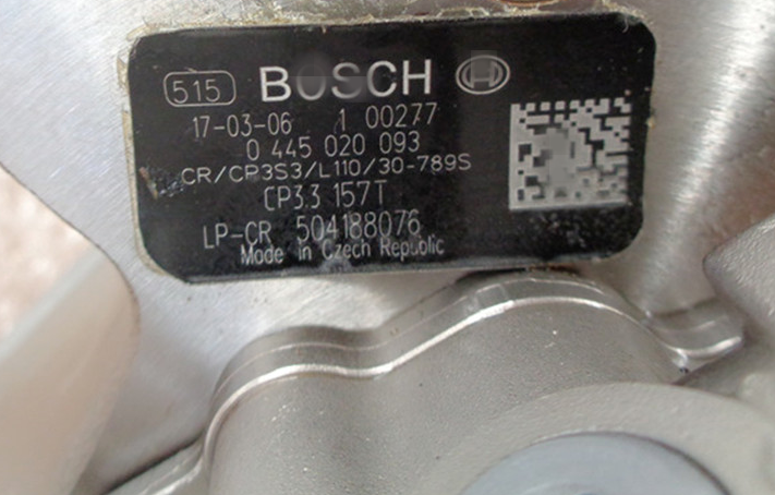 diesel injection pump 0445020093 504188076 pump for Iveco Stralis S33T S36T common rail pump 0445020093 504188076