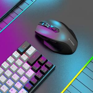 Беспроводная мышь 2.4G с большой областью покрытия, 5 уровней DPI до 4000, эргономичная оптическая, для больших рук, офисная, компьютерная мышь 2.4G - Product Image 3