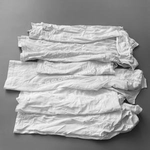 Trapos de Algodón 100% Blanco Puro, Trapos de Limpieza Industriales de Tejidos Mezclados para Limpieza - Product Image 1