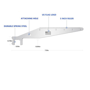 Bán buôn an toàn cháy cửa khoảng cách kẹp đa mục đích xe Pry Bar crowbar công cụ hướng dẫn sử dụng đòn bẩy vật lý phân khúc lính cứu hỏa công cụ - Product Image 3