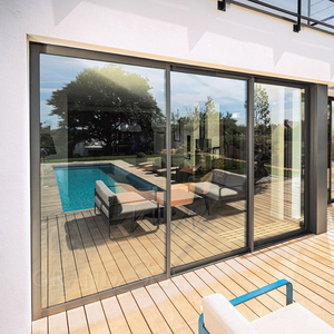 Telai per Porte Interne in <span class=keywords><strong>Metallo</strong></span> Residenziali, Prezzo Porte Scorrevoli in Vetro e Alluminio per Patio - Product Image 3