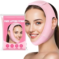 Masque respirant en V pour le visage, sangle amincissante, réducteur de double menton, masque pour le menton, ceinture de lifting du visage, masque amincissant en forme de V