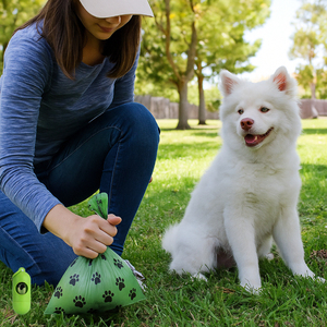 Venta al por mayor de fábrica, bolsas de excrementos de perro sostenibles, aroma fresco, a prueba de fugas, bolsas de excrementos de perro con dispensador, Bolsas Caca Perro - Product Image 5
