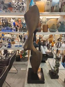 Escultura moderna ornamentos, luz luxo arte abstrata peças, fibra de vidro <span class=keywords><strong>home</strong></span> vendas escritório mobiliário decorações suaves