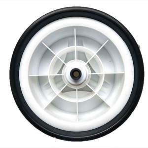 10x3 polegadas poliuretano pneu PU espuma rodízio rodas <span class=keywords><strong>10</strong></span> polegadas Golf Cart Beach Cart Lawn Mower roda para venda - Product Image 2