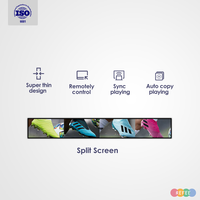 Écran d'affichage numérique LCD ultra-extensible Refee 23/35/47 pouces, système d'exploitation Android, écran tactile capacitif, connectivité IoT, processeur quadricœur 8G