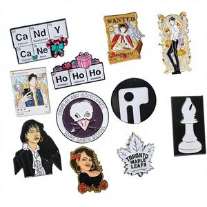 Popular Soft Enamel Metal Idol Free Design Zinc Alloy Enamel Pins Badges Lapel Pines - Product Image 6