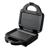 Máquina para Hacer Waffles Eléctrica 3 en 1 con Placa Desmontable, Plancha para Sándwiches de 2 Rebanadas, Plancha para Waffles, Máquina Multifunción para Desayunos