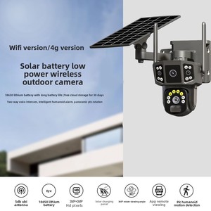 Cámara de Seguridad <span class=keywords><strong>V380</strong></span> <span class=keywords><strong>Pro</strong></span> con Energía Solar, Inalámbrica, WiFi 4G, Visión Nocturna Remota para Exteriores, Almacenamiento <span class=keywords><strong>en</strong></span> la Nube, Monitor - Product Image 2